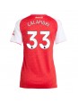 Arsenal Riccardo Calafiori #33 Replika Hemmakläder Dam 2025-26 Kortärmad
